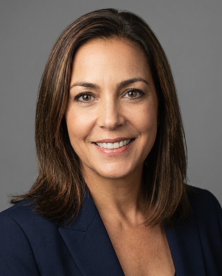 Retrato profesional con IA — Clean Studio Grey · headshot para LinkedIn