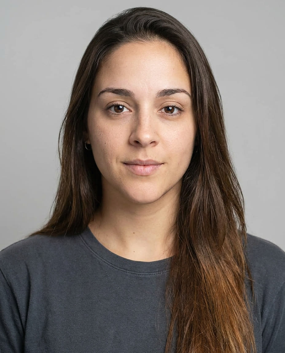 Ejemplo de retrato profesional con IA en estilo Casting Headshot por Maribel Server